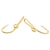 Fish Hook Hat Pins WHYHKJ 4pcs Gold Fish Hook Hat