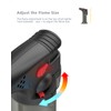 Torch Lighters Butane Refillable, Windproof Jet Blow Torch Lighters for