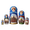 White Nights Russian Nesting Doll 5pc./6"