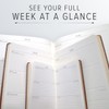 Gallery Leather Desk Weekly Monthly Planner 2026, Elegantly Bound Calendar