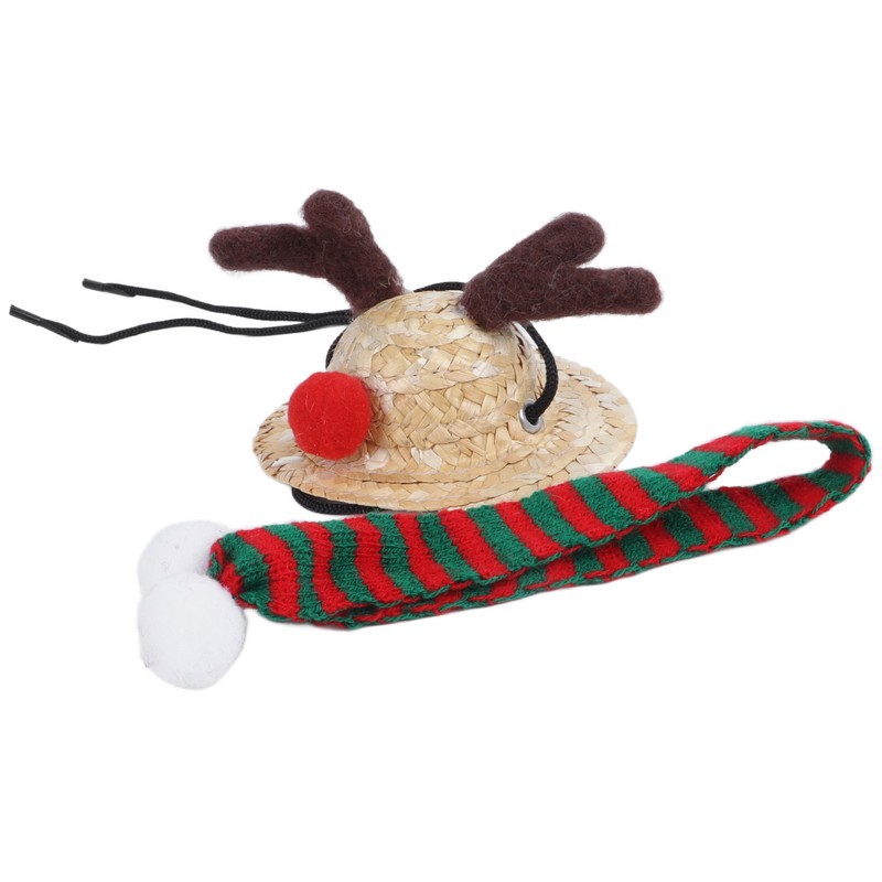 Bearded Dragon Santa Hat Cute Soft Scarf Adjustable Size Bright