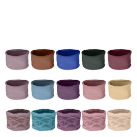 15 Elastische Haarringe, Hohes Pferdeschwanzgummi, Einfache, Feste Farbe, Bequemes Haarseil Für Frauen, Modische Frisur -Fix -Kopfschmuck.