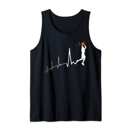 Uomo Pallacanestro Battito Cardiaco | Motivo Basket Canotta