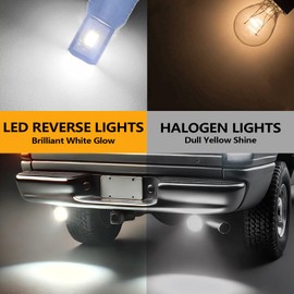 Zyvirexa 921 LED Reverse Light Bulbs Compatible For GMC Yukon 2015-2023, White Light, Plug and Play, Pack of 2