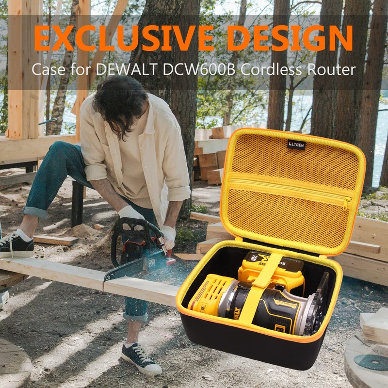 LTGEM Case Compatible with DEWALT DCW600B / DWP611 20V Max