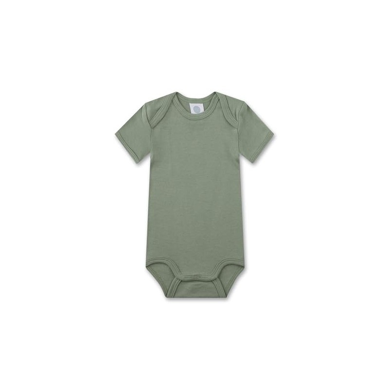 Sanetta Baby Boys Double Pack Bodysuit Half Sleeve, Lime