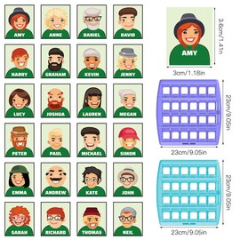 NAVESO Guess Who Game for Kids, Board Games Kids Guess Who, Travel Guess Who, Kids Board Games, Guess Who Classic Game for 2 Player, Educational Game for Kids, Guessing Board Game for Family and Party