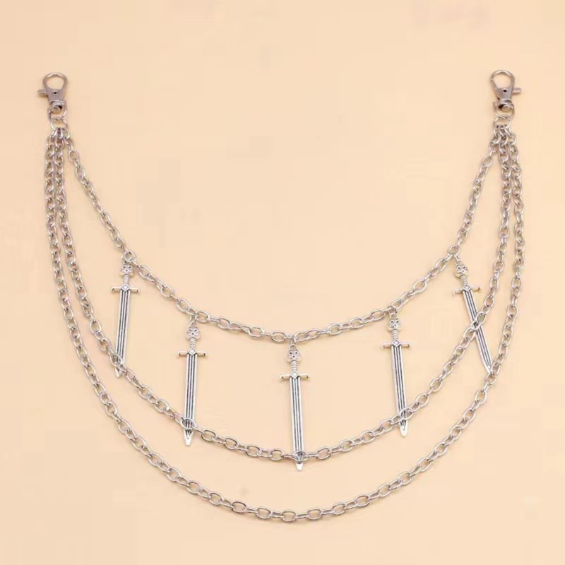 Pants Chain Wallet Chain Belt Chain - Heavy Duty Adjustable