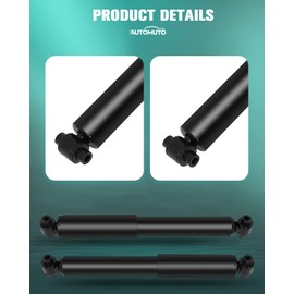 Shocks,AUTOMUTO Shock Absorber Kit 2x Rear Struts fits 2006-2011 for Ford Fusion,2007-2011 for Lincoln MKZ,2006 for Lincoln Zephyr,2003-2011 for Mazda 6,2006-11 for Mercury Milan Auto Shocks 344363