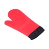 Silicone Oven Mitts with Cotton Heat Insulated Anti Scalding Baking
