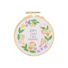 PATIKIL 4 Inch Beech Wood Embroidery Hoops, Circle Cross Stitch