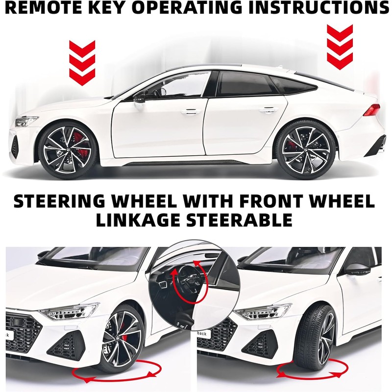 RZAPE - Kits de coche modelo para adultos 1/18 de