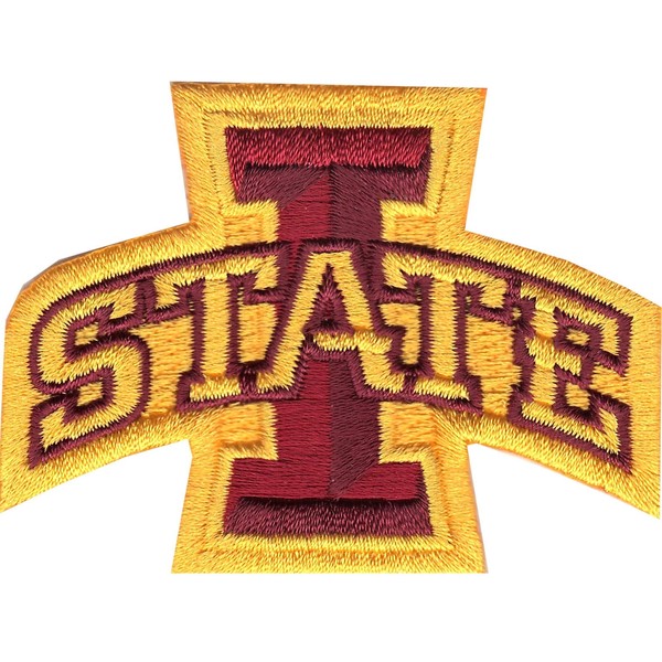Iowa State Patch Primary Logo College Iron On Embroidered