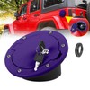 JeCar Fuel Filler Door Locking Gas Cap Cover Exterior Accessories