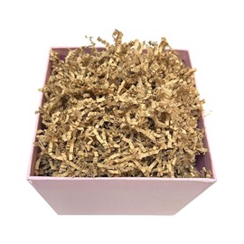 Crinkle Cut Paper Shred - 5.3 oz Fluffy Gift Box Filler, Basket Stuffing for Christmas, Wedding, Birthday | Decorative Packing Grass, Party Decorations (Kraft)