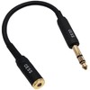 CESS-264 Black 6.35mm to 4.4mm Stereo Headphone Amplifier Adapter Cable
