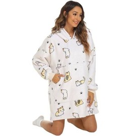 Hello Comfy Blanket Sweatshirt She