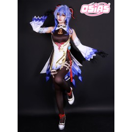 OSIAS Upgraded Edition Genshin Impact Ganyu Cosplay Costume (M)
