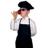 CHEFSKIN - Gorro de chef para niños, color negro, Negro,
