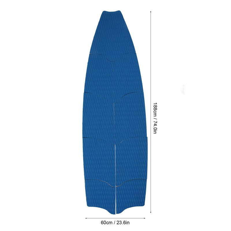 9Pcs Blue Surfboard Traction Pad EVA Paddle Board Traction Pad