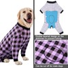 Dog Recovery Suit Full-Zipper After Post-Surgery Large Medium Dogs, Dog