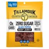 Tillamook Country Smoker Zero Sugar Keto Friendly Beef Jerky, Black