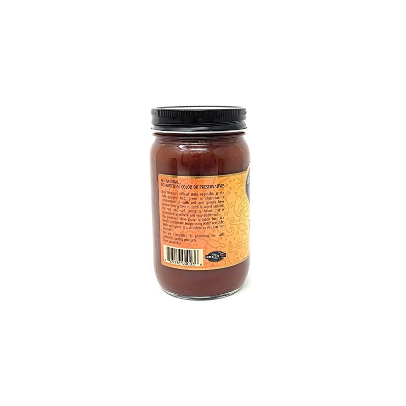 Santa Fe Seasons Hatch Red Chile Sauce Hot 16 Ounce