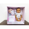 Perfectly Cute Feed & Wet 14” Baby Set - Brunette