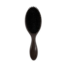 MIRACLE GIRL Boar Bristle Hair Brush - Hair Brush for Women, Men, Kids, Detangles Hair, Use Wet or Dry, Massaging Scalp, Restore Shine
