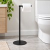 Freestanding Toilet Paper Holder for Bathroom – Modern No-Drill Roll