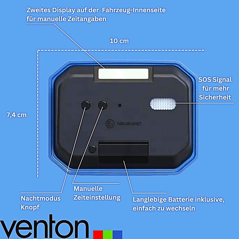 VENTON [Test Very Good, Note 1.1] Pack of 3 Electronic