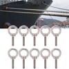 10Pcs Eye Bolt 304 Stainless Steel Lifting Round Ring Screw
