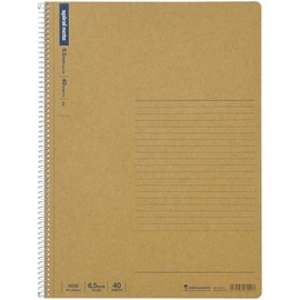 Maruman N235 Ring Notebooks, 0.2 inches (6.5 mm), Ruled, Basic, A4, 40 Sheets