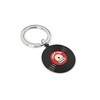 Key Chain Vinyl disch 3D. Record player Retro Music Black