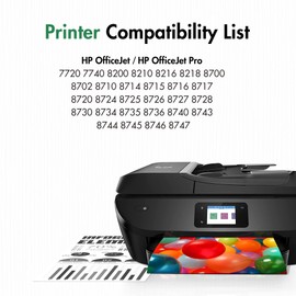 Anemec 952XL Ink Cartridges Replacement for HP 952XL Ink Cartridges Combo Pack |Used in HP Officejet Pro 8710 7740 8720 8210 8715 8702 7720 8730 8740 8216 8725 8700 Printer (4 Pack)