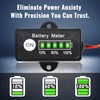 12V 24V 36V 48V Battery Indicator, Waterproof Universal LED Display
