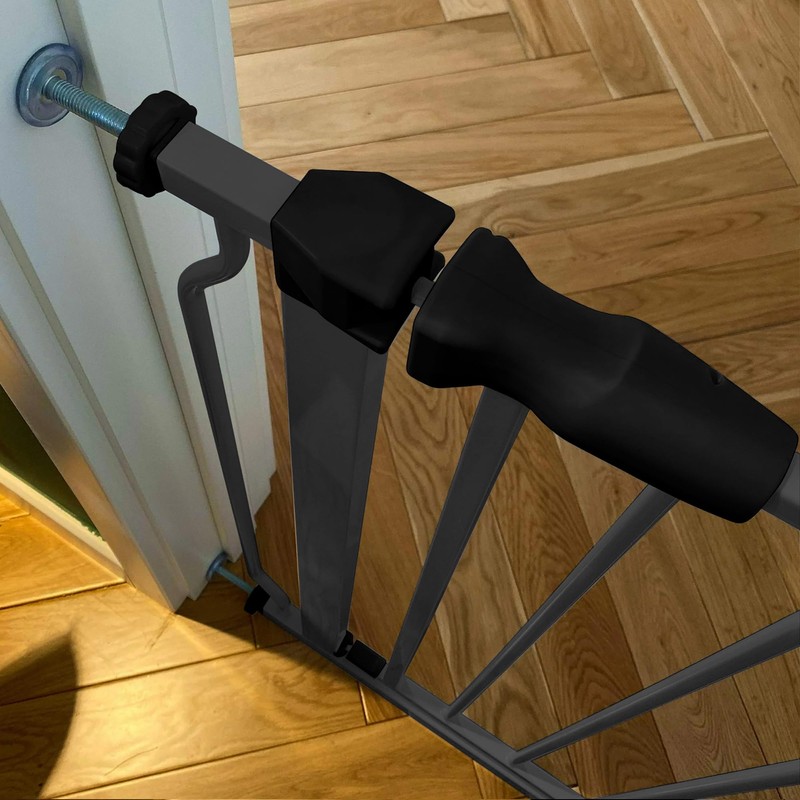 BalanceFrom Easy Walk-Thru Baby and Pet Safety Gate with Hold-Open