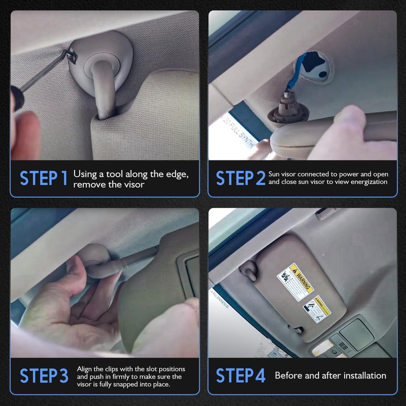 ItranMc Sun Visor Driver & Passenger Side for Honda CRV