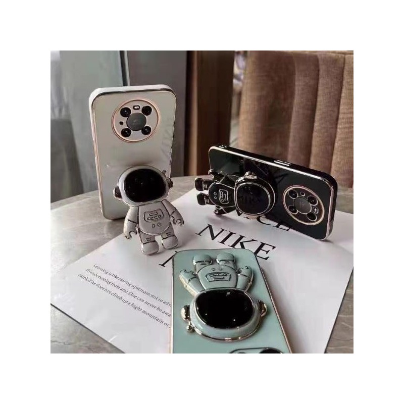 Smartphone Ring, Stylish, Smartphone Stand, Tabletop, Astronaut (Blue)