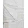 White Split Shower Curtain for Bath Transfer Benches, Polyester Fabric