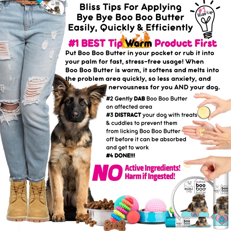 The Blissful Dog 4 oz TIN German Shepherd Booboo Butter