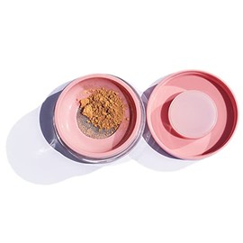 Base de maquillaje en polvo mineral 3 en 1 Loves-You-Back de The Good Mineral (CARAMEL 4) | Diseñada para pieles sensibles y propensas al acné | Hiper