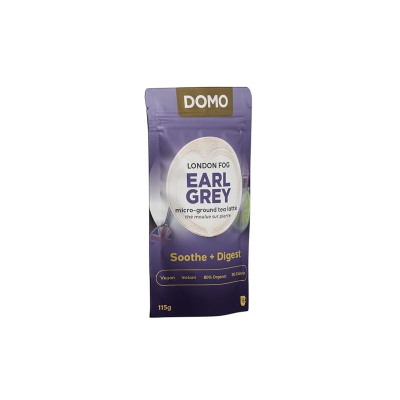 Domo Tea Stone-Ground London Fog Earl Grey, 120 g