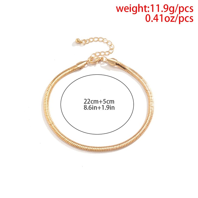 Apocalyptic-K Magnetic Anklets for Women, Pack of 2, 6 mm,