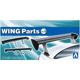 Aoshima Bunka Kyozai 1/24 The Tuned Parts Series No.94 Wing Parts Vol.2 Plastic Model Parts