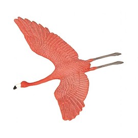 Ravensden Stretchy Rubber Flamingo Figure 19cm
