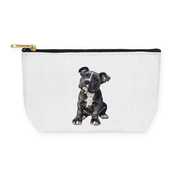 CafePress American Bully Puppy 8.5" x 4.5" Zipper Cosmetic Pouch