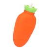 Carrot Hot Water Bottle Cute Silicone Microwaveable Anti Leakage Handheld