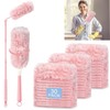 30 PCS Dust Magnet Disposable Dust 360° Pink Dusting Kit