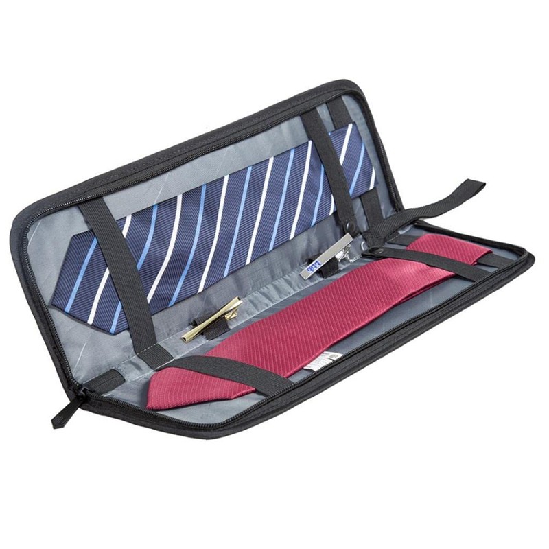 Harilla Tie Organiser, Bag Storage, Luggage Holder for Travel, Grey
